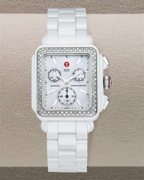 michele ceramic watch replica|macy's michele watches for women.